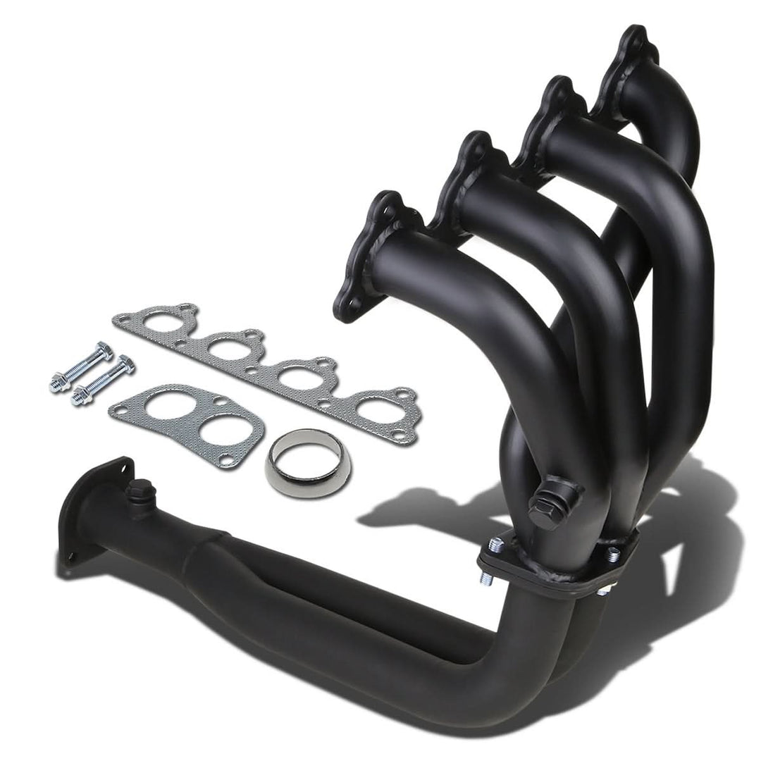 88-00 Honda Civic/Del Sol/CRX Header - Stainless Steel Black