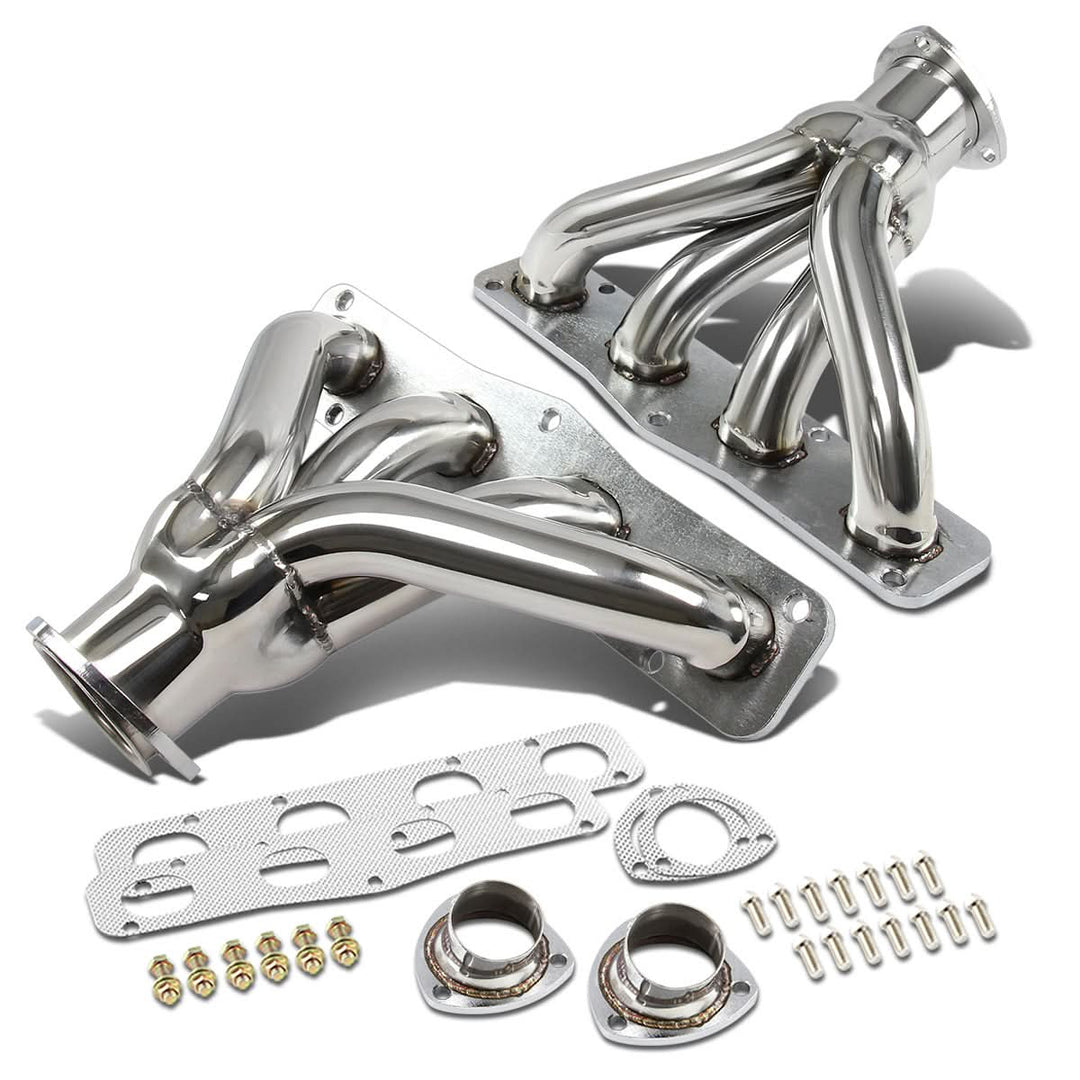 1951-1958 Dodge D-501 Hemi V8 Shorty Headers Stainless Steel