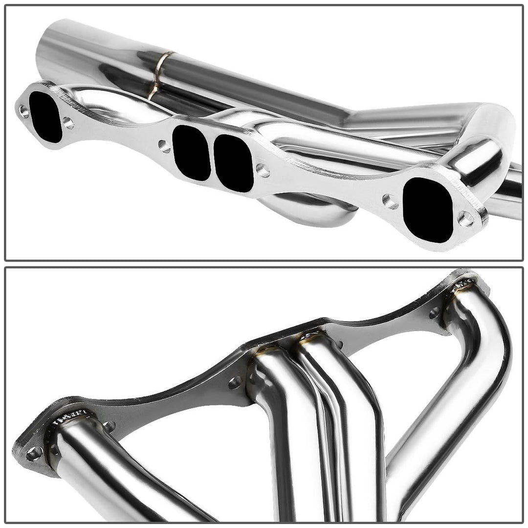 70-96 Chevrolet Small Block SBC Stainless Steel Headers - Stainless Steel