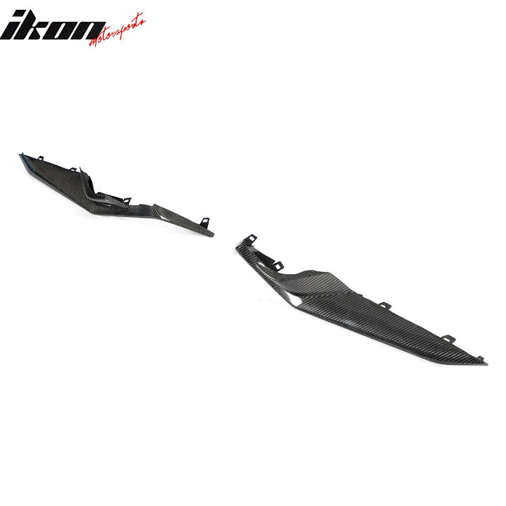 23-25 Corvette C8 Z06/E-Ray/ZR1 Grille Trim Carbon Fiber 2PC Overlay