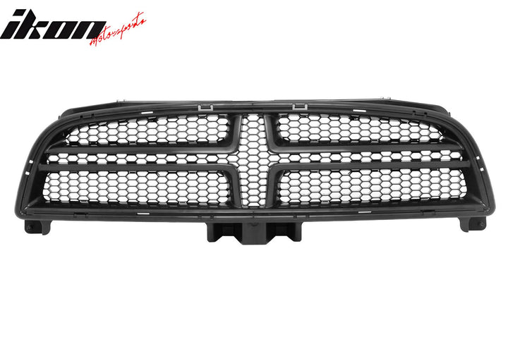 2012-2014 Dodge Charger SRT8 OE Style Unpainted Front Upper Grille ABS