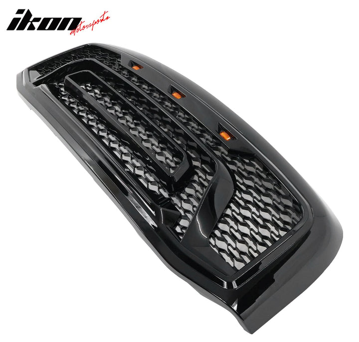 2006-2009 Dodge Ram 1500 2500 3500 Black Grille W/Signal Light