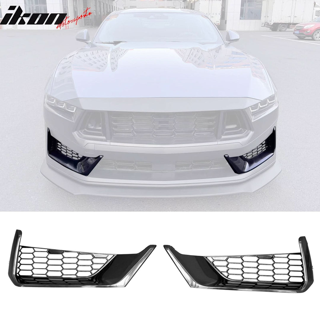 2024-2025 Ford Mustang Dark Horse Front Bumper Lower Side Grille ABS