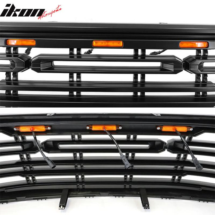 2007-2013 GMC Sierra 1500 Front Bumper Hood Grille Guard Grill