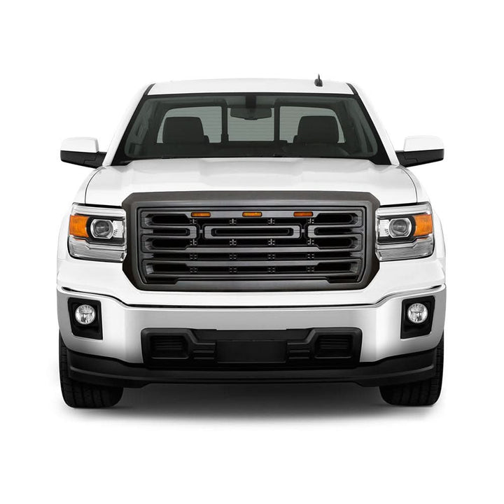 2014-2015 GMC Sierra 1500 Front Bumper Hood Grille Guard Grill