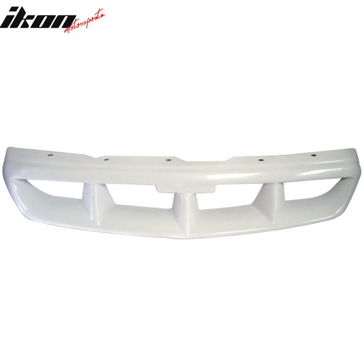1996-1998 Honda Civic Mug Style White Front Bumper Mesh Grille ABS