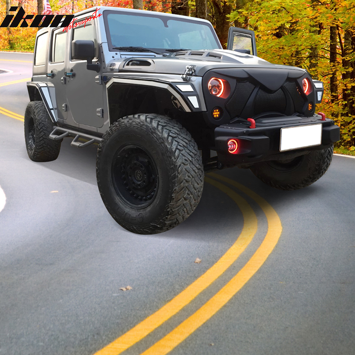 2007-2018 Jeep Wrangler JK JKU Cobra Front Cobra Grille Guard Insert