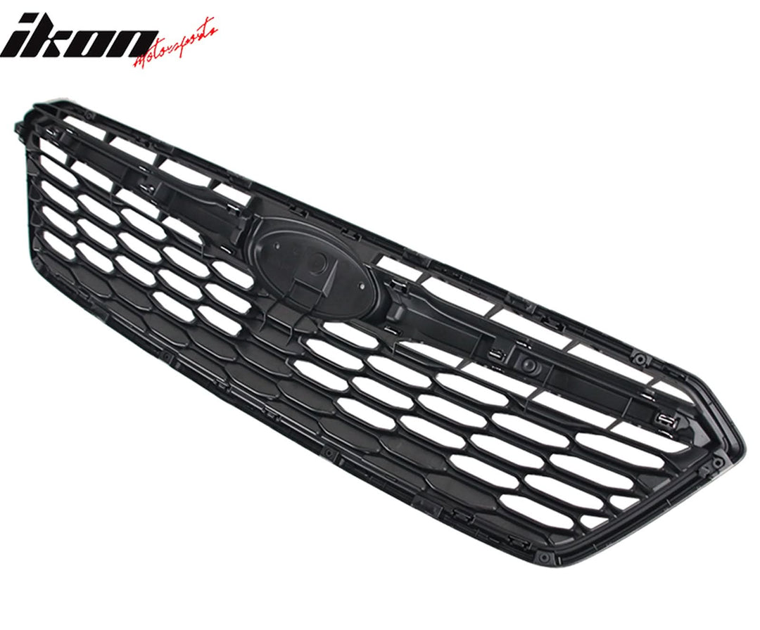 2017-2019 Subaru Impreza OE Front Bumper Grille Gray W/ Chrome ABS