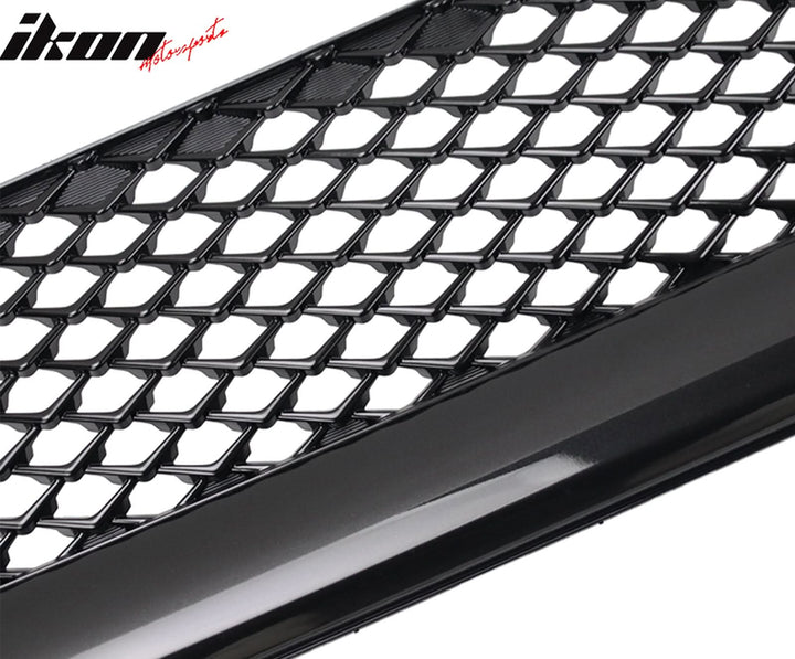 2015-2017 Subaru WRX Gloss Black JDM Style Front Bumper Grille ABS