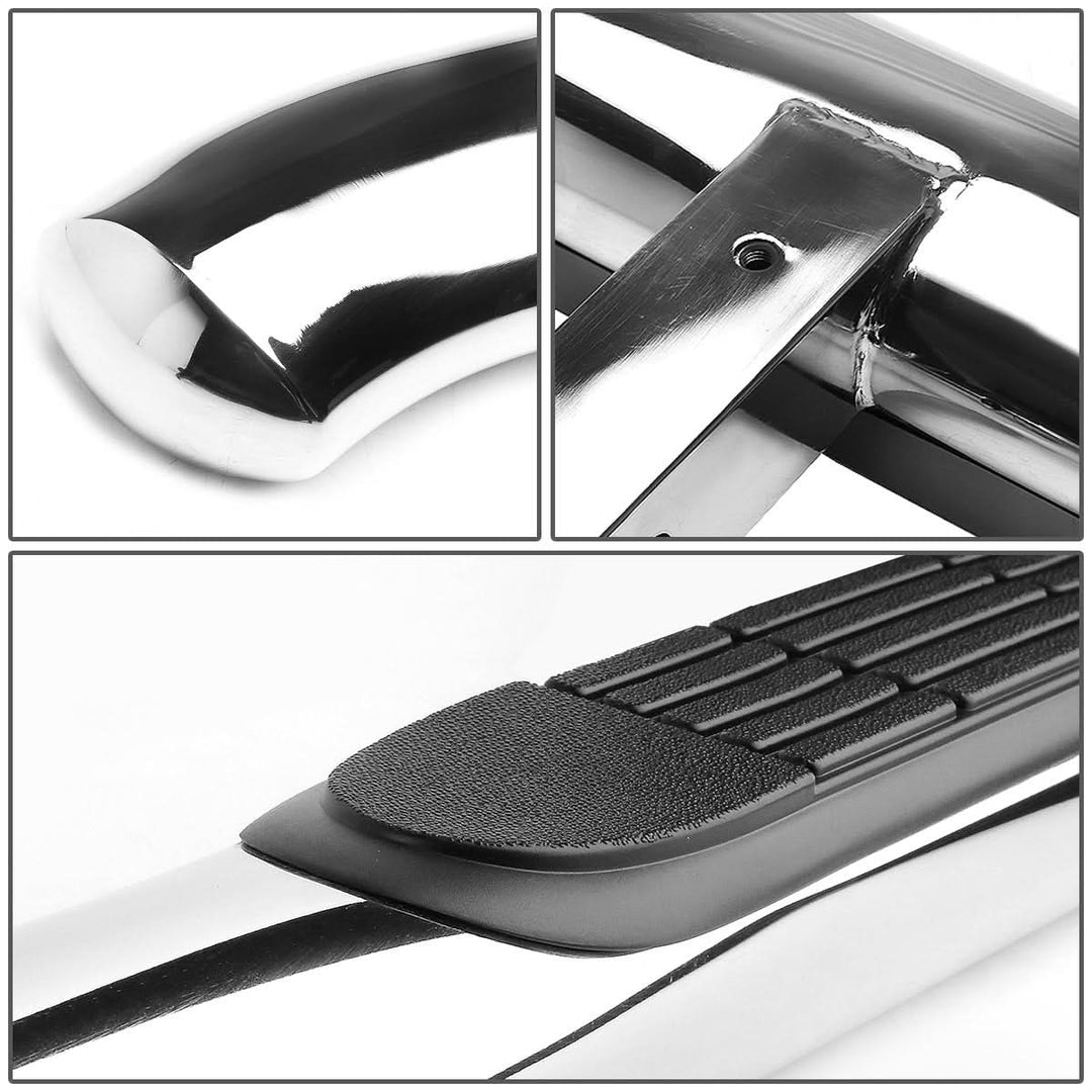 Universal 2" Receiver Hitch Step with 3.25" Curved Chrome Step