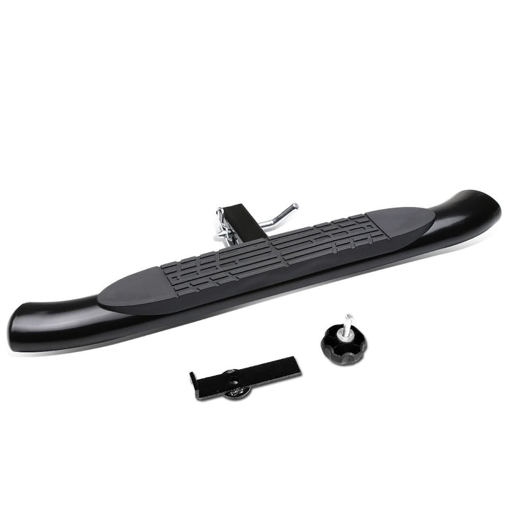 2 Inch Receiver Hitch Step - 37 Inch 4 Inch Oval Step Black