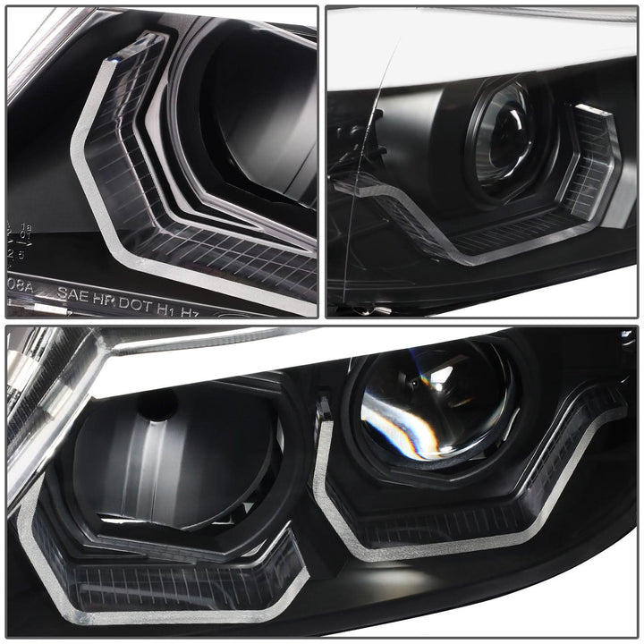06-12 BMW 3-Series E90 3D Crystal Halo Projector Headlights