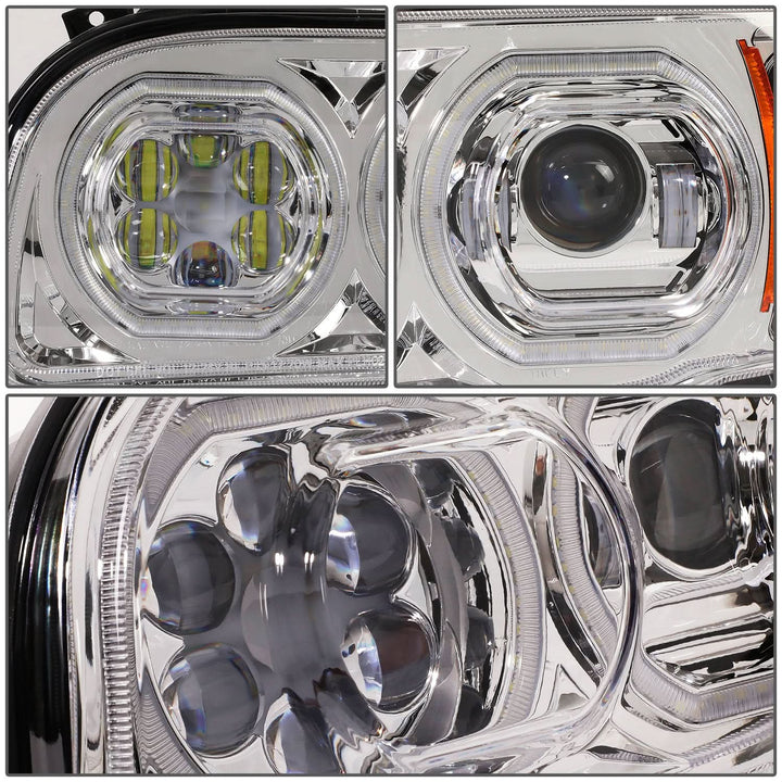 08-15 Peterbilt 388 / 08-21 389 / 14-21 567 Clear Headlights