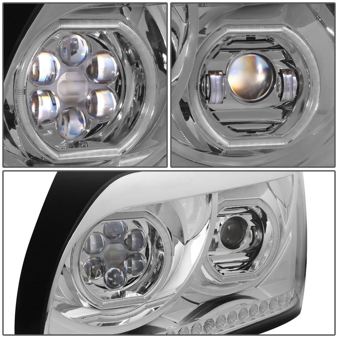 96-10 Freightliner Century Projector Headlights - Clear