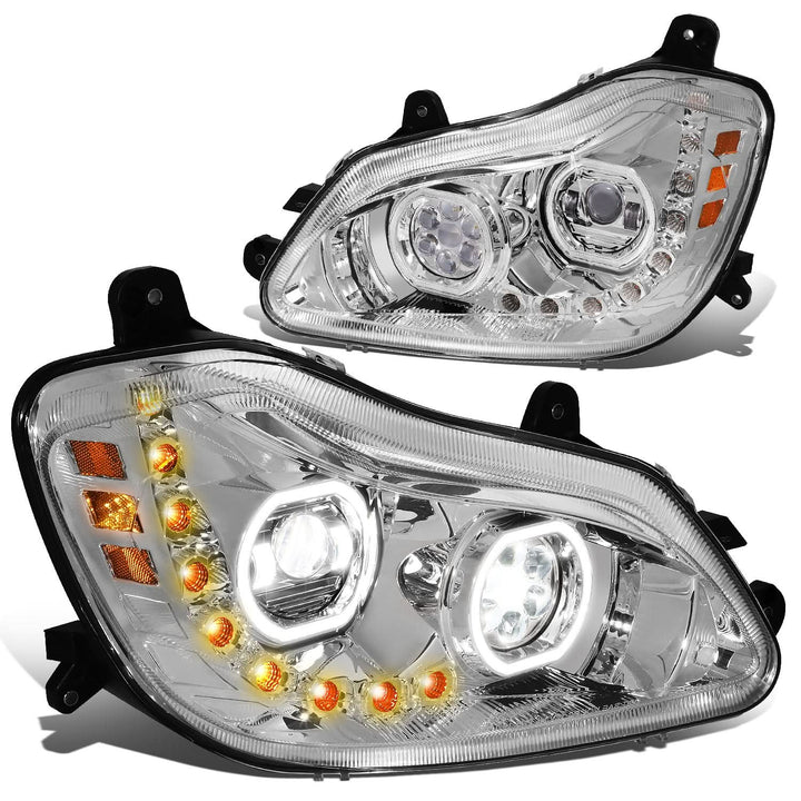 13-21 Kenworth T680 Projector Headlights - Clear