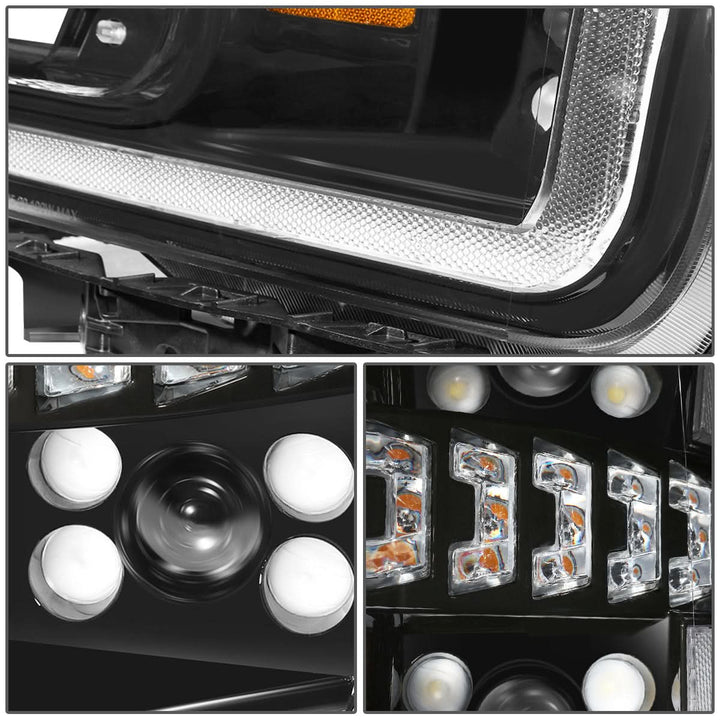 18-19 Ford F150 Black Headlights