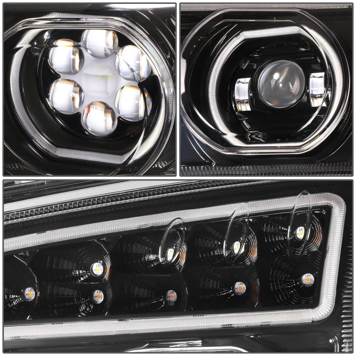 2019-2022 Kenworth T880 Black Headlights