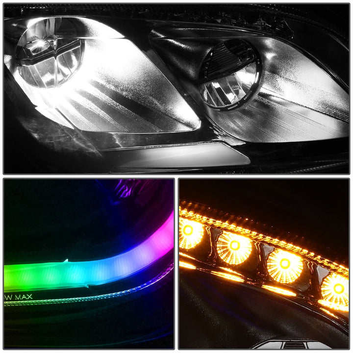 13-20 Peterbilt 579 / 11-18 Peterbilt 587 Full LED RGB DRL Headlights