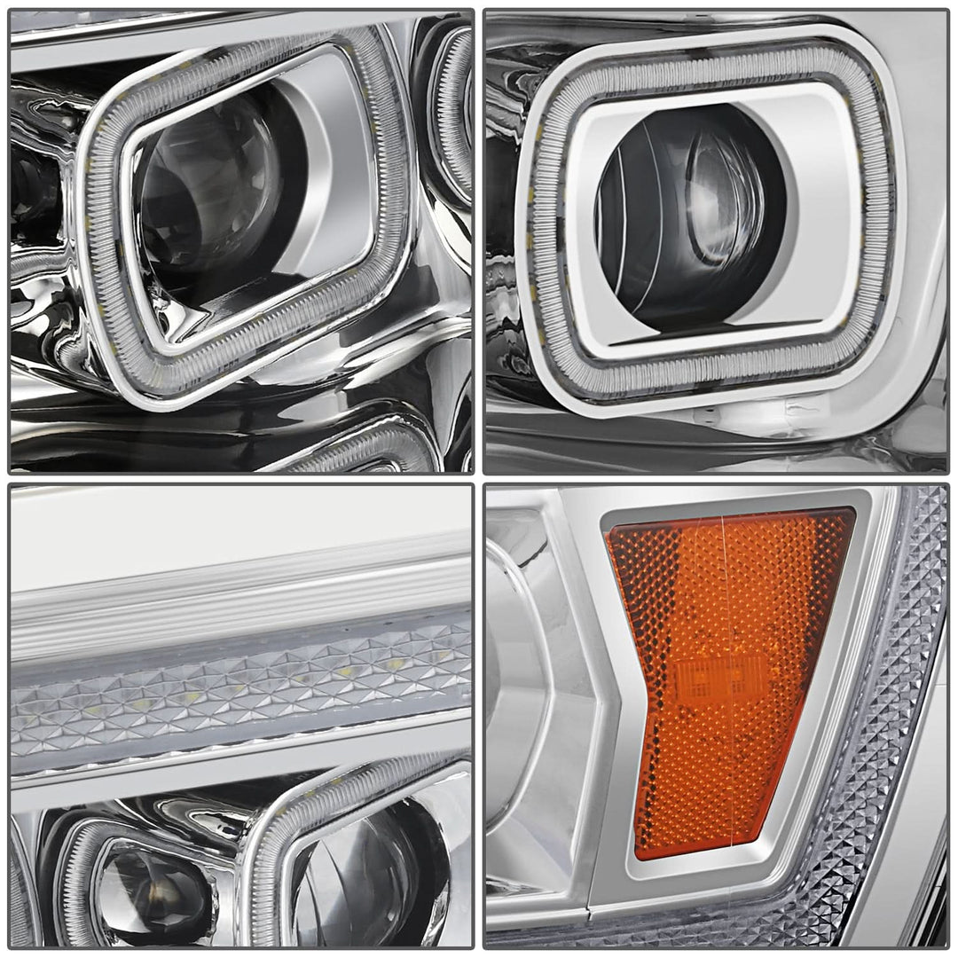 2019-2021 Dodge RAM LED Chrome Headlamps