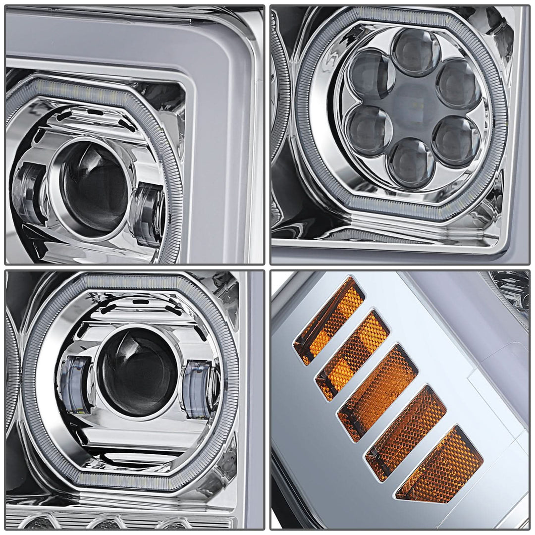 17-19 Ford F-250/F-350/F-450 Super Duty LED Headlights w/ Sequential Turn