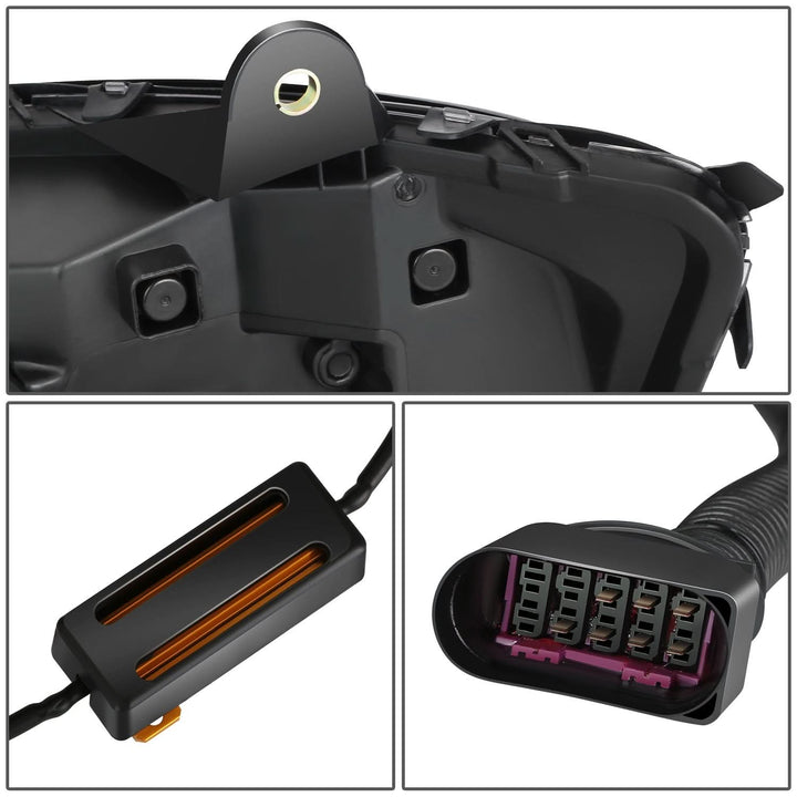 2008-2017 Kenworth T660 Target Style LED Sequential Headlights