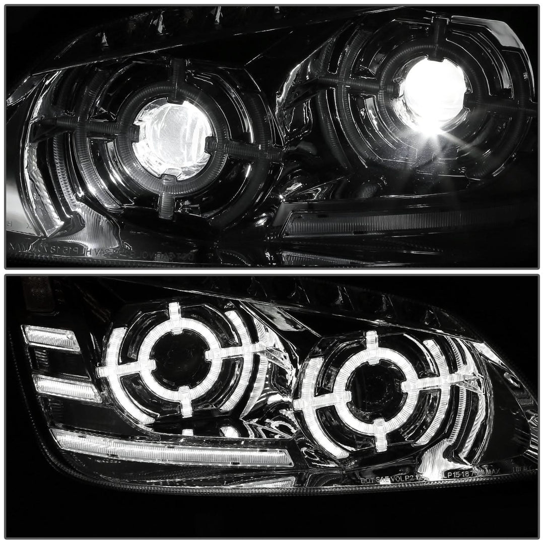 2008-2017 Kenworth T660 Full LED Sequential Turn Signal Projector Headlights