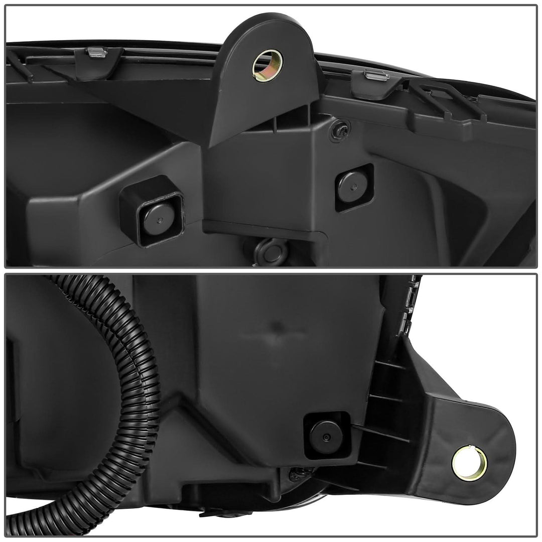 2008-2017 Kenworth T660 LED Sequential Projector Headlights Black