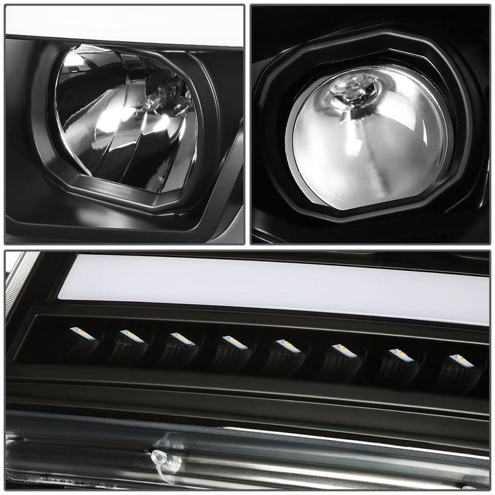 07-14 Chevrolet Avalanche Suburban Tahoe LED DRL C-Bar Headlights