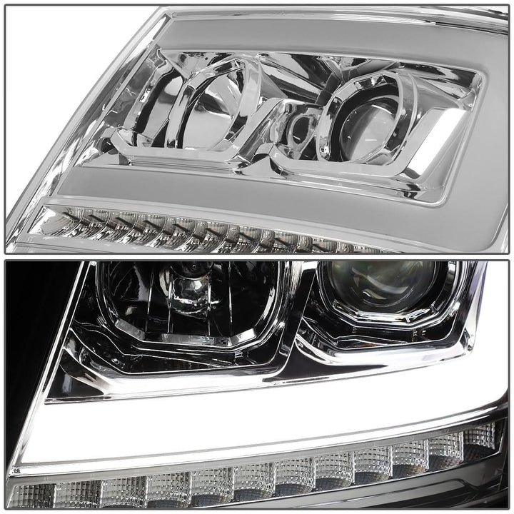 07-14 Chevrolet Avalanche Tahoe Suburban LED DRL C-Bar Headlights