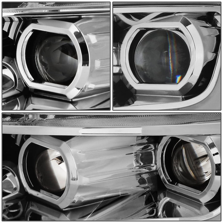 19-21 Ford Ranger Switchback Sequential LED DRL Headlights - Chrome