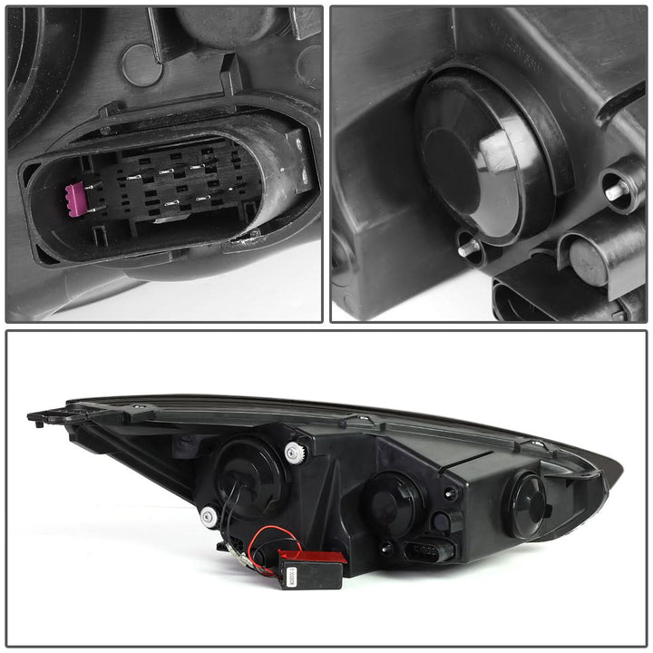 2015-2017 Ford Focus LED Dual Halo Projector Headlights