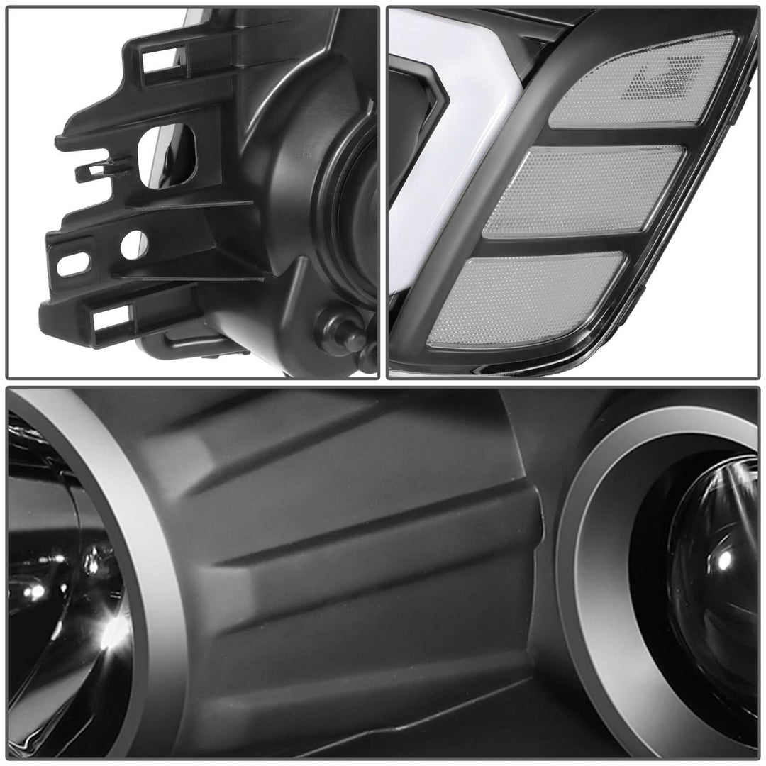 04-15 Nissan Titan / 05-07 Armada 3D LED DRL Projector Headlights