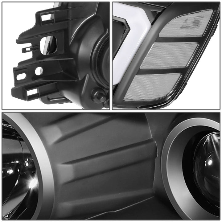 04-15 Nissan Titan / 05-07 Armada 3D LED DRL Projector Headlights