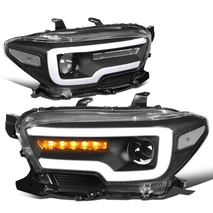 2016-2020 Toyota Tacoma Sequential LED DRL Projector Headlights
