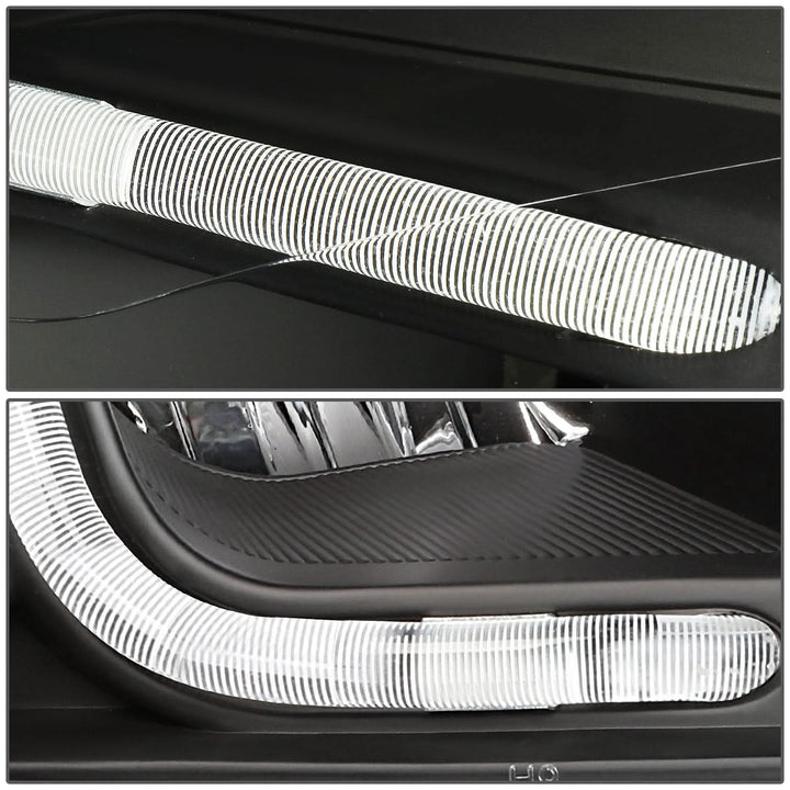 06-16 Chevrolet Impala/Monte Carlo LED DRL Headlights - Black/Clear