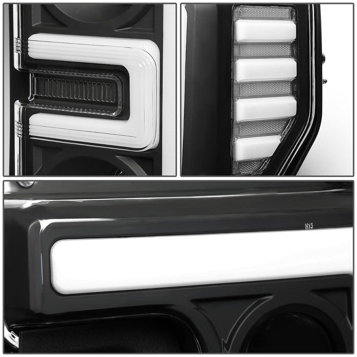2017-2019 Ford F-250 F-350 F-450 F-550 Super Duty 3D LED DRL Projector Headlights