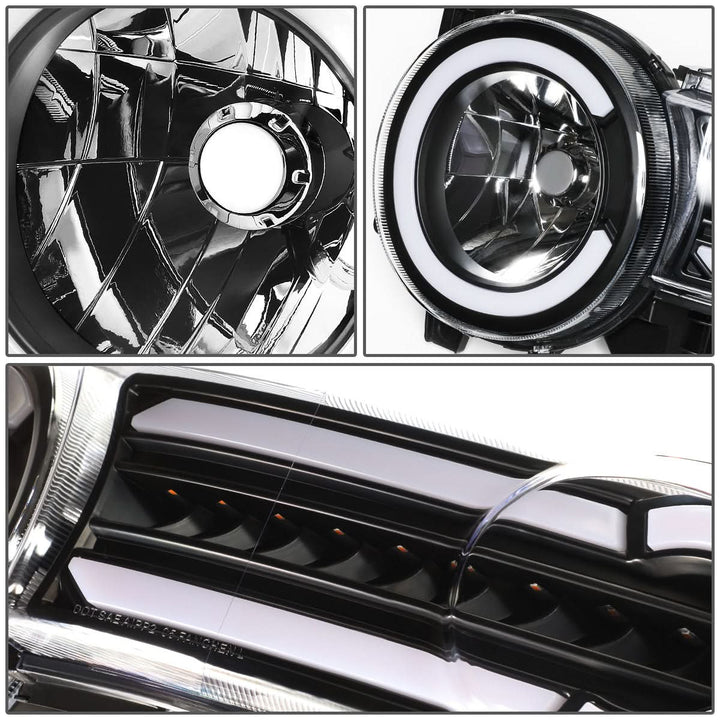 2007-2014 Toyota FJ Cruiser LED DRL Sequential Turn Signal Headlights