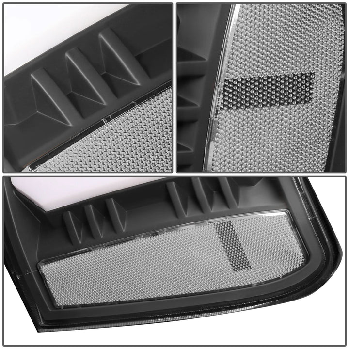2007-2014 GMC Sierra C-Bar LED DRL Sequential Headlights Black
