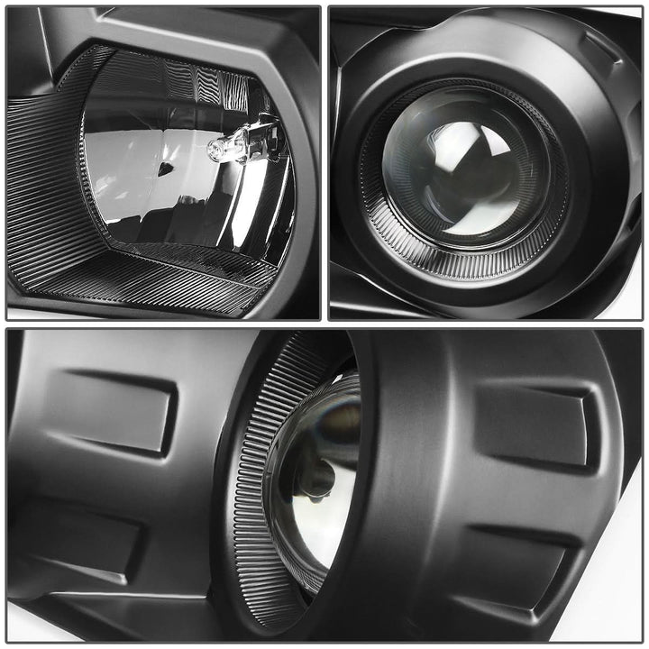 2008-2017 Toyota Sequoia/Tundra LED DRL Projector Headlights Black