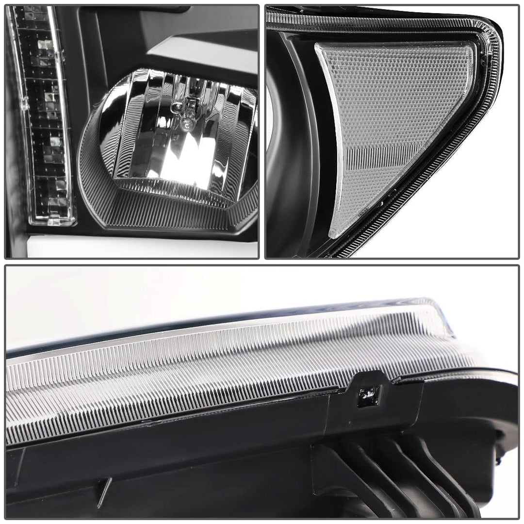 08-17 Toyota Sequoia / 07-13 Tundra LED DRL Projector Headlights