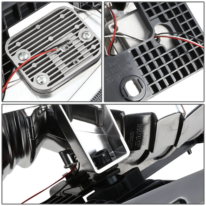 94-00 GMC C/K Series Yukon Suburban Clear LED Bar Headlights