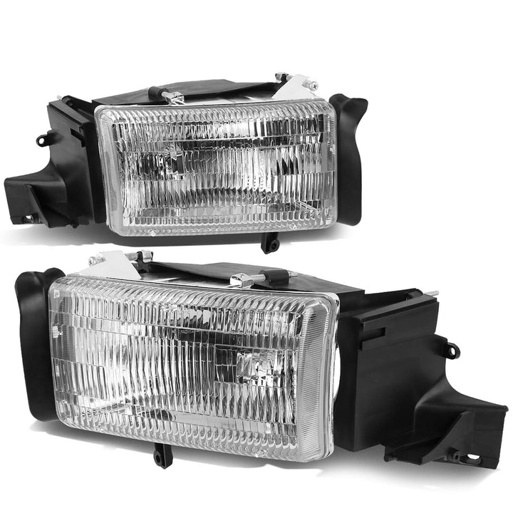 94-02 Dodge Ram OEM Style Chrome Housing Headlights - 2PC