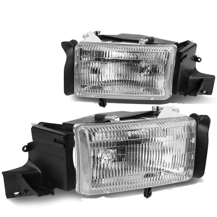 94-02 Dodge Ram OEM Style Chrome Housing Headlights - 2PC