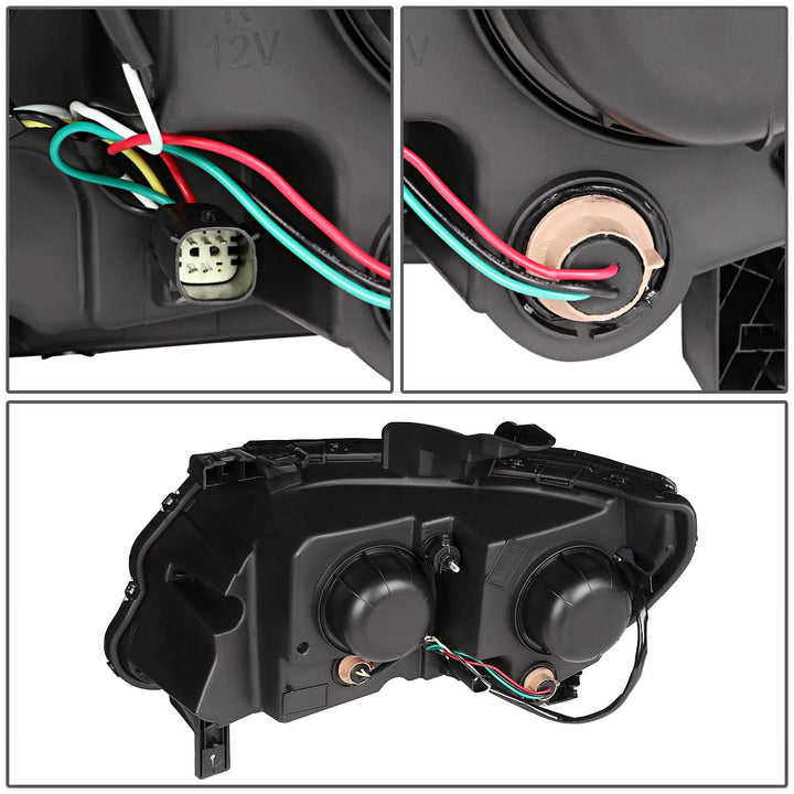 2015-2017 Chevrolet Colorado Black Housing Clear Corner Headlights