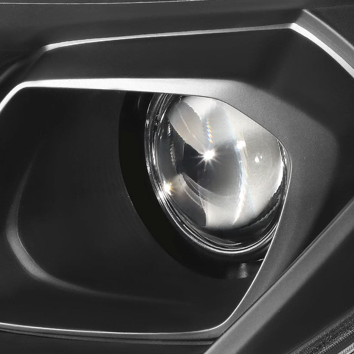 16-17 Chevrolet Equinox Projector Black Housing Clear Corner Headlights