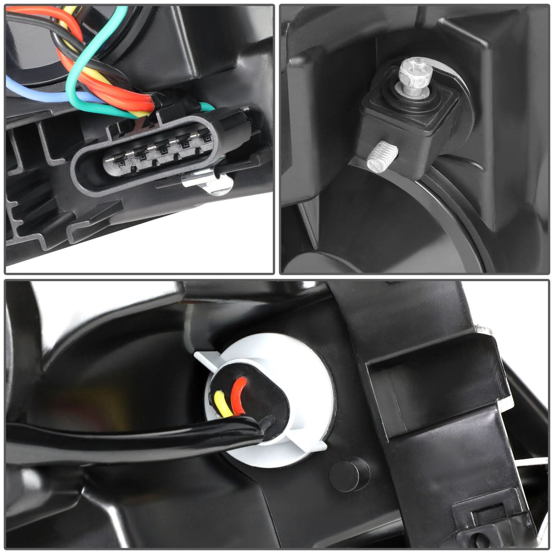 06-16 Chevrolet Impala / Monte Carlo Smoke Headlights w/ Clear Corner