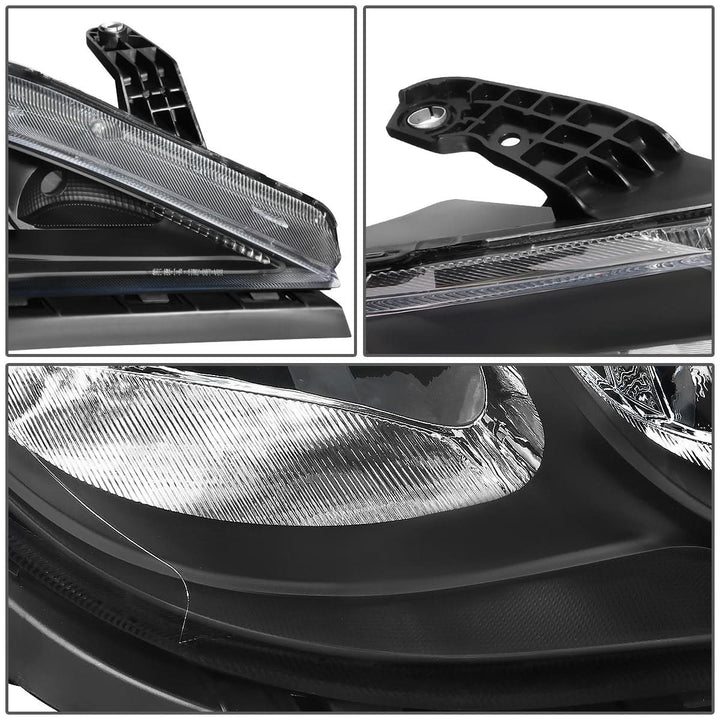 2017-2020 Chrysler Pacifica Black Housing Headlights w/ Clear Corner