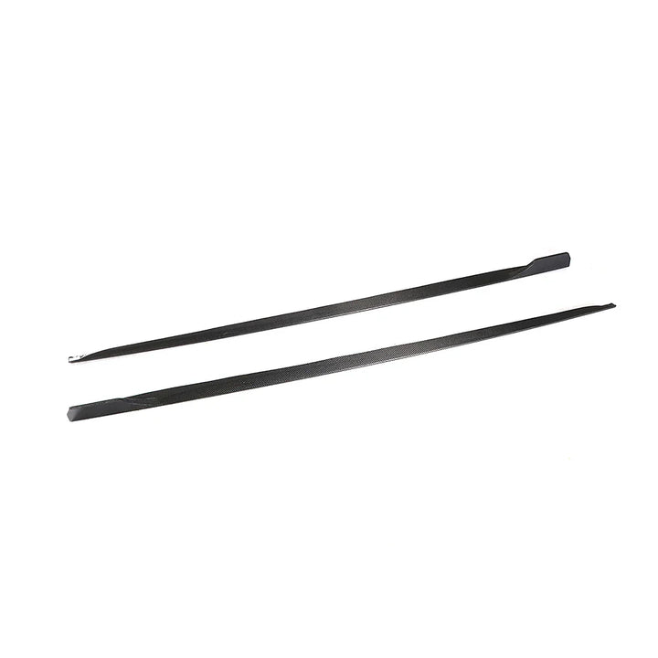Audi A5 / S5 B9 4-Door Sedan Carbon Fiber Side Skirt Extensions 2017 - 2019