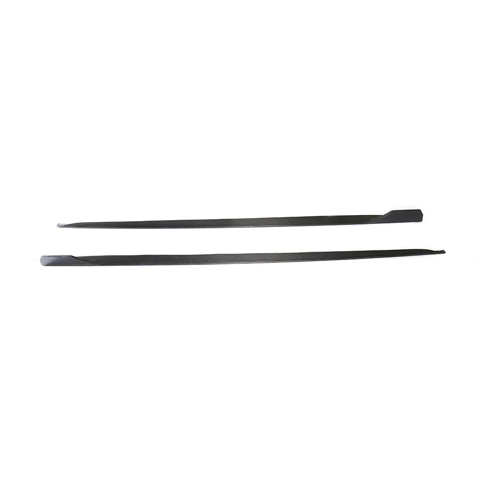 Audi A5 / S5 B9 4-Door Sedan Carbon Fiber Side Skirt Extensions 2017 - 2019