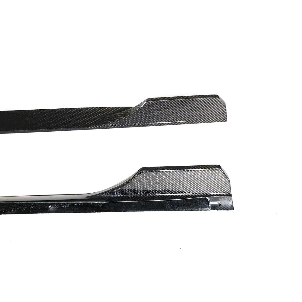 Audi A5 / S5 B9 4-Door Sedan Carbon Fiber Side Skirt Extensions 2017 - 2019